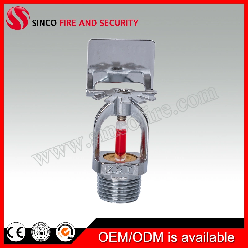 Zstdy DN15 5mm Bulb Brass Chrome Plated Concealed Fire Sprinkler