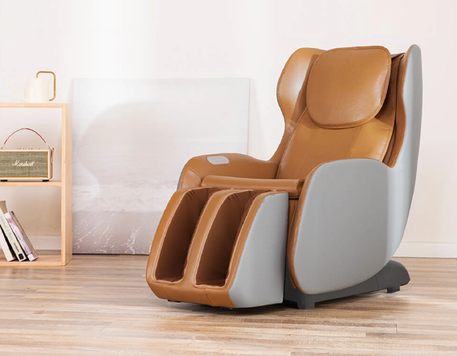 L Shape Full Back and Neck Shiatsu Zero Gravity Home Style Mini Xiaomi Brand Infrared Massage Sofa Massage Chair with Foot Massager