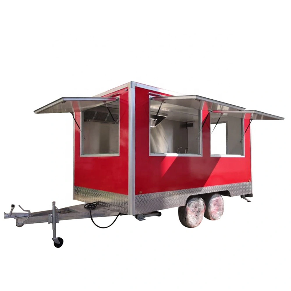 Hot Sale carro de alimentos Trailer Van Catering Tailer