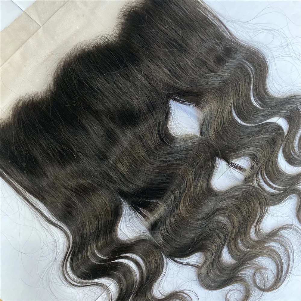 Desplumados Pre 13*6 Encaje Frontal cierre de la onda de cuerpo Brazillian Cabello