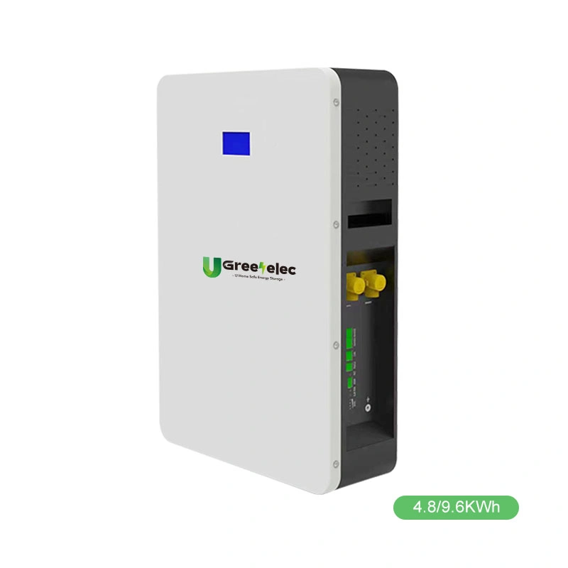 U-Greenelec montage mural mural 51,2V mur d'alimentation de batterie LiFePO4