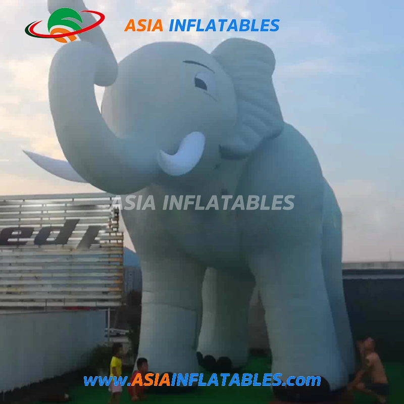 Inflable gigante globo de aire de elefantes, los modelos animales inflables