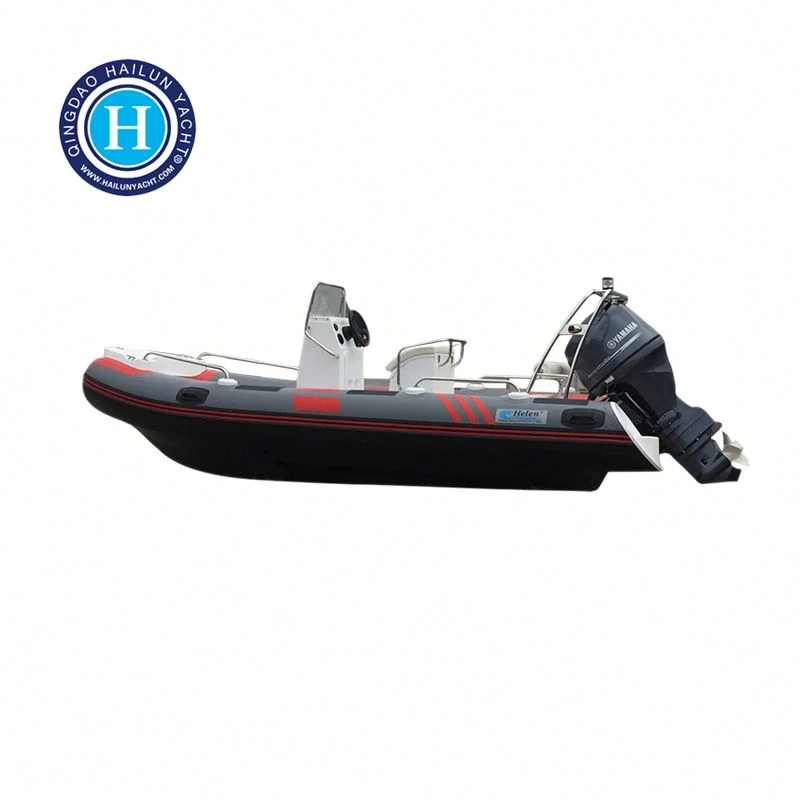 17FT Rigid Inflatable Boat Sport Boat Fishing Boat Rib520 for 10+1 Person