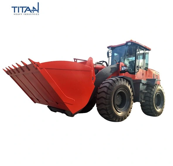 Titan TL40 picking up earth push 4000kg hydraulic wheel loader