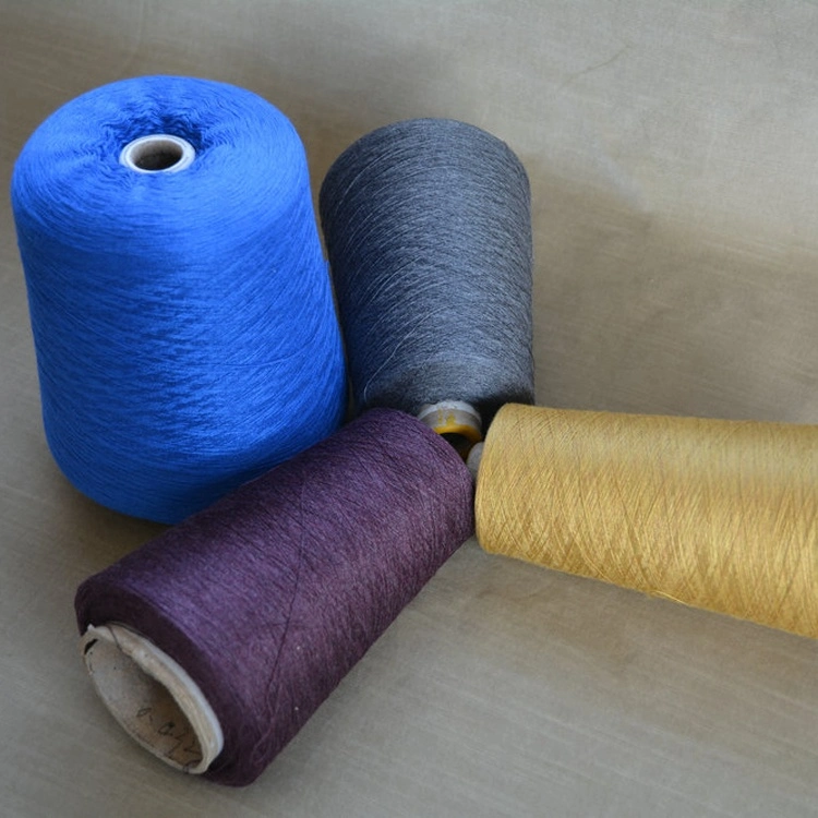 30s/2 Dyed Viscose Linen Like Yarn Ring Spun Factory Wholesale/Supplier