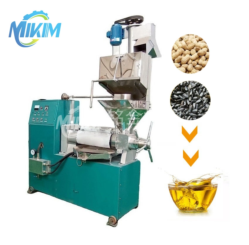 Hot Sale Automatic Sunflower Oil Press Machine Price Screw Oil Exaction Sesame Nuts Seed Peanuts Oil Expressers Oil Expeller Making Processing Machine