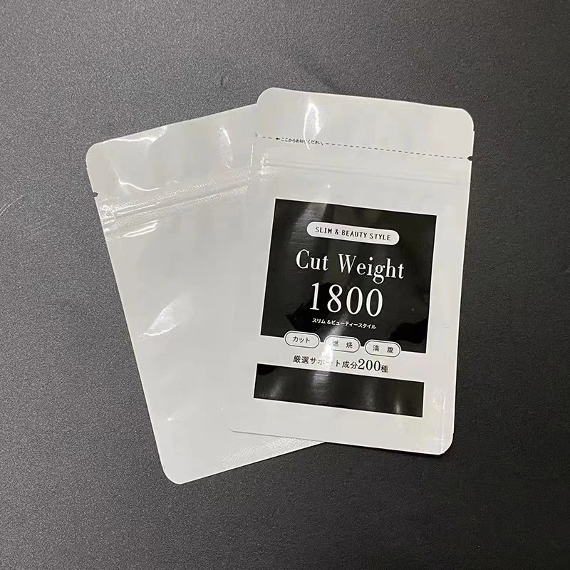 Custom Printed 3 Sides Seal Cream Mask Plastic Packaging Bags with Zipper