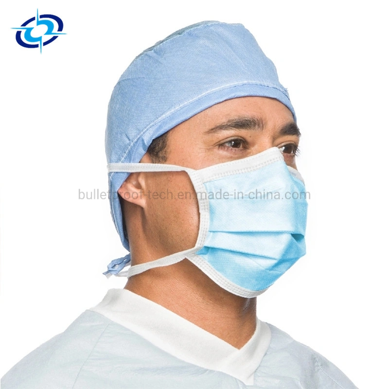 889 CE Certification Medical Protective Mask Disposable Non Woven 3ply Face Mask