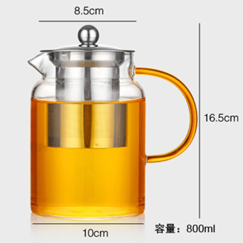 Manufacturer Handmadeclassic High quality/High cost performance Tea Coffee Drinking Glass Pot Glass Tea Pot