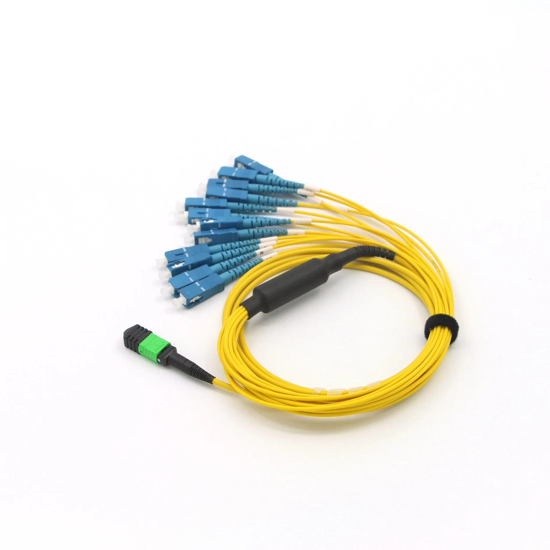 MPO (F) - Sc OS2 12 Core Fibre Optics Fanouts Assemblies for FTTH Data Center Communication