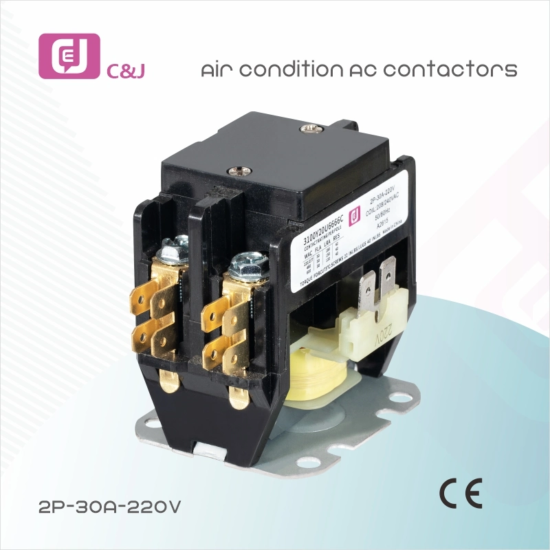 Cjc2-2p 30un propósito definido contactor AC magnética potencia múltiples para aire acondicionado