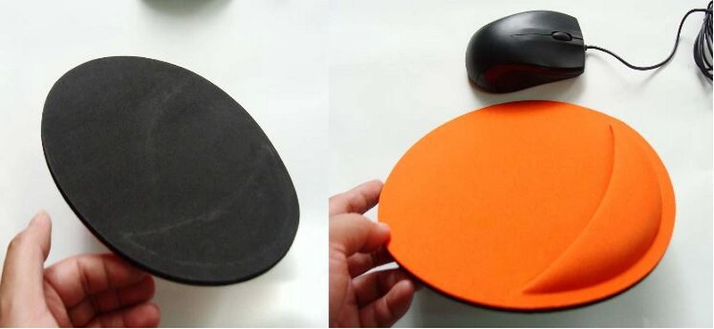 Round Mouse Pad with Wrist Rest EVA Mousepad