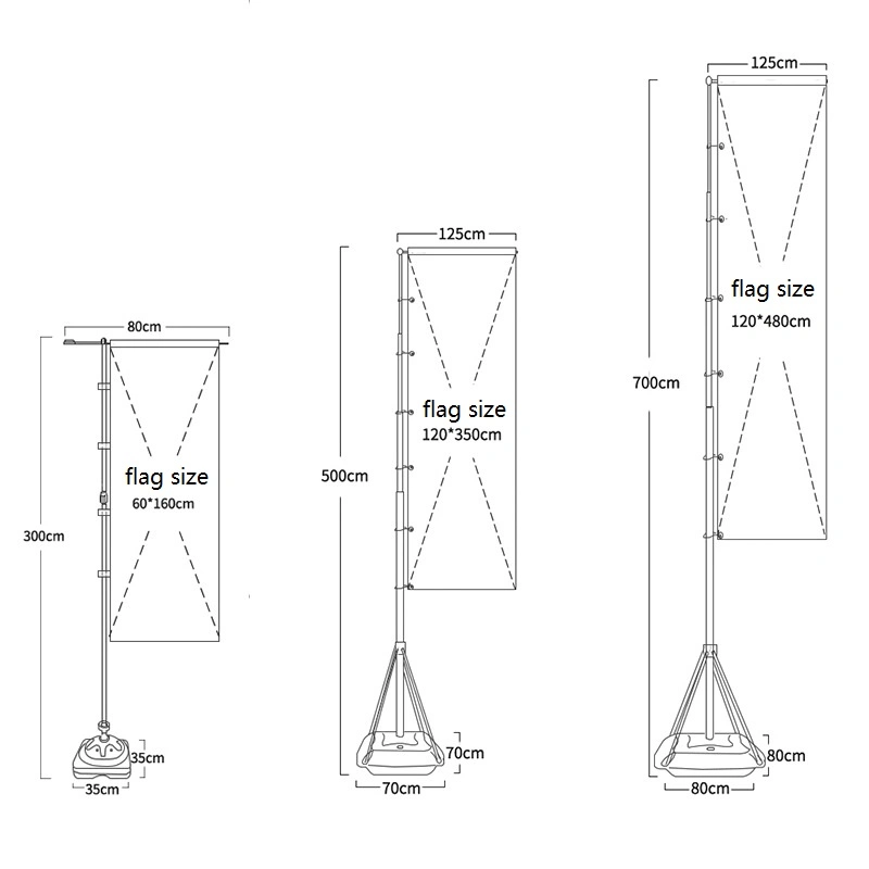 Großhandel/Lieferant Polyester Strand Flagge Custom Rechteck Teleskopische Pole Wasser Injektion Basiskennzeichen Für Affusion