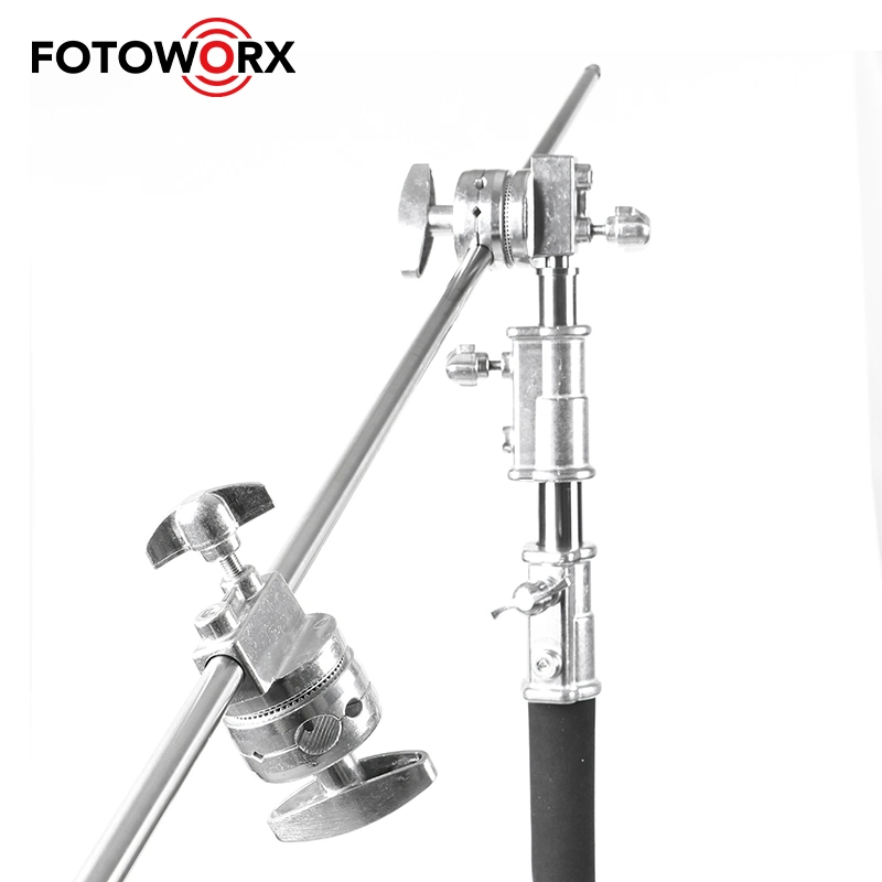 Fotoworx 330cm Heavy Duty C-Stand Stainless Steel Light Stand for Studo Photography