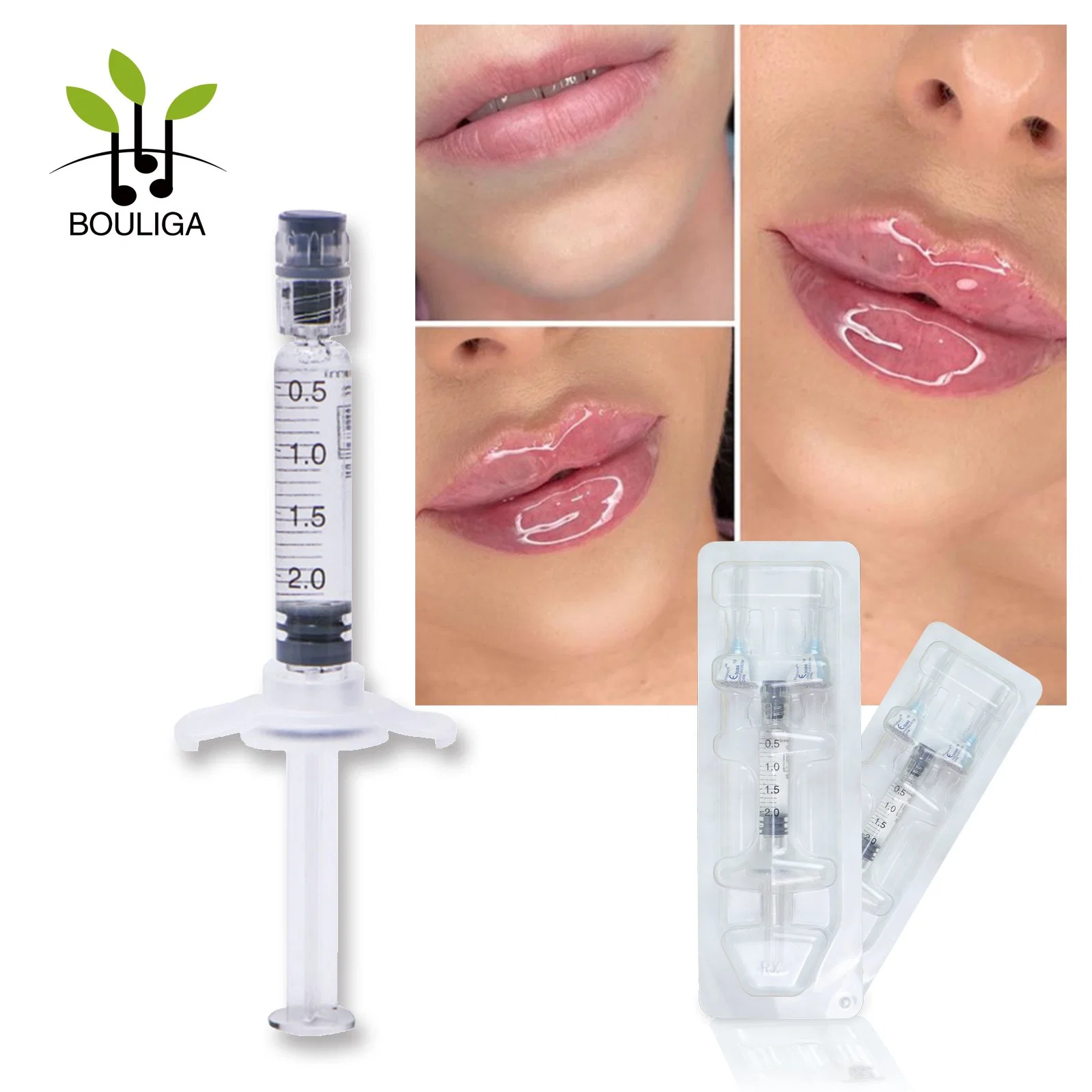 Brand Bouliga Manufacture Hyaluronic Acid Dermal Filler 2ml Fine Line for Lips