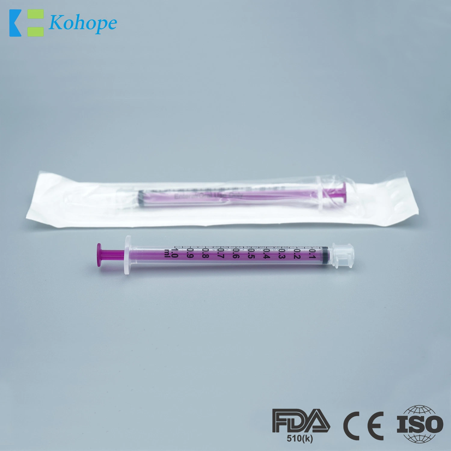 Good Price Colored OEM/ODM Bliater 1ml/3ml/5ml/10ml/20ml/60ml China Single Use Painless Plastic Syringe