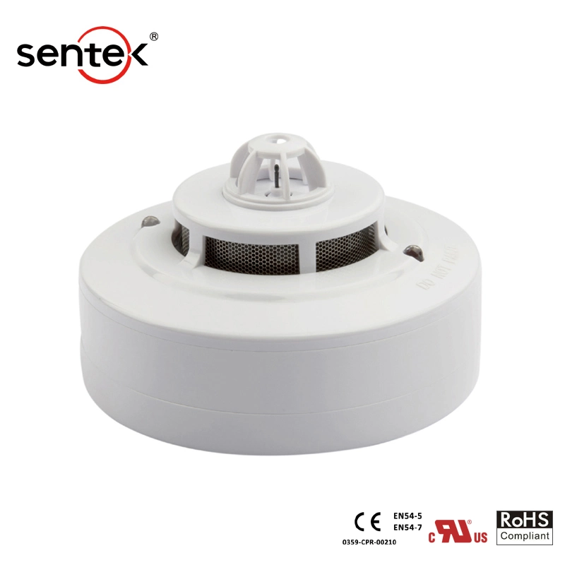 Fire Smoke Detector and Heat Temperature Sensor Alarm