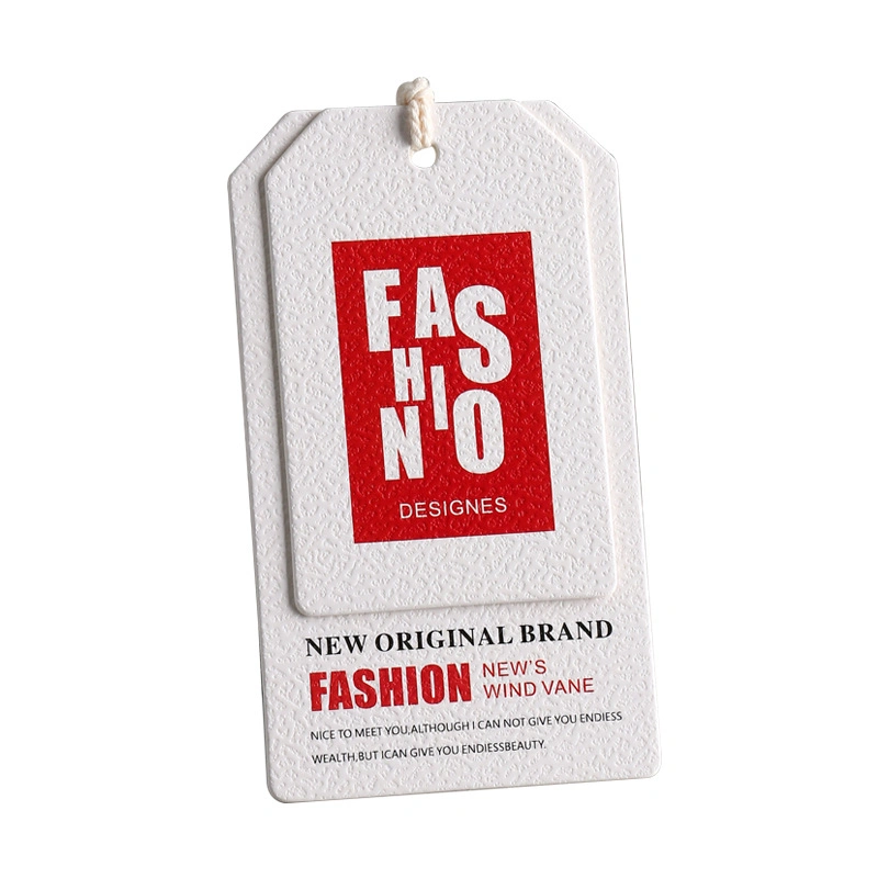 Customized Price Tag Cheap Clothes Tag with Printing Your Own Logo