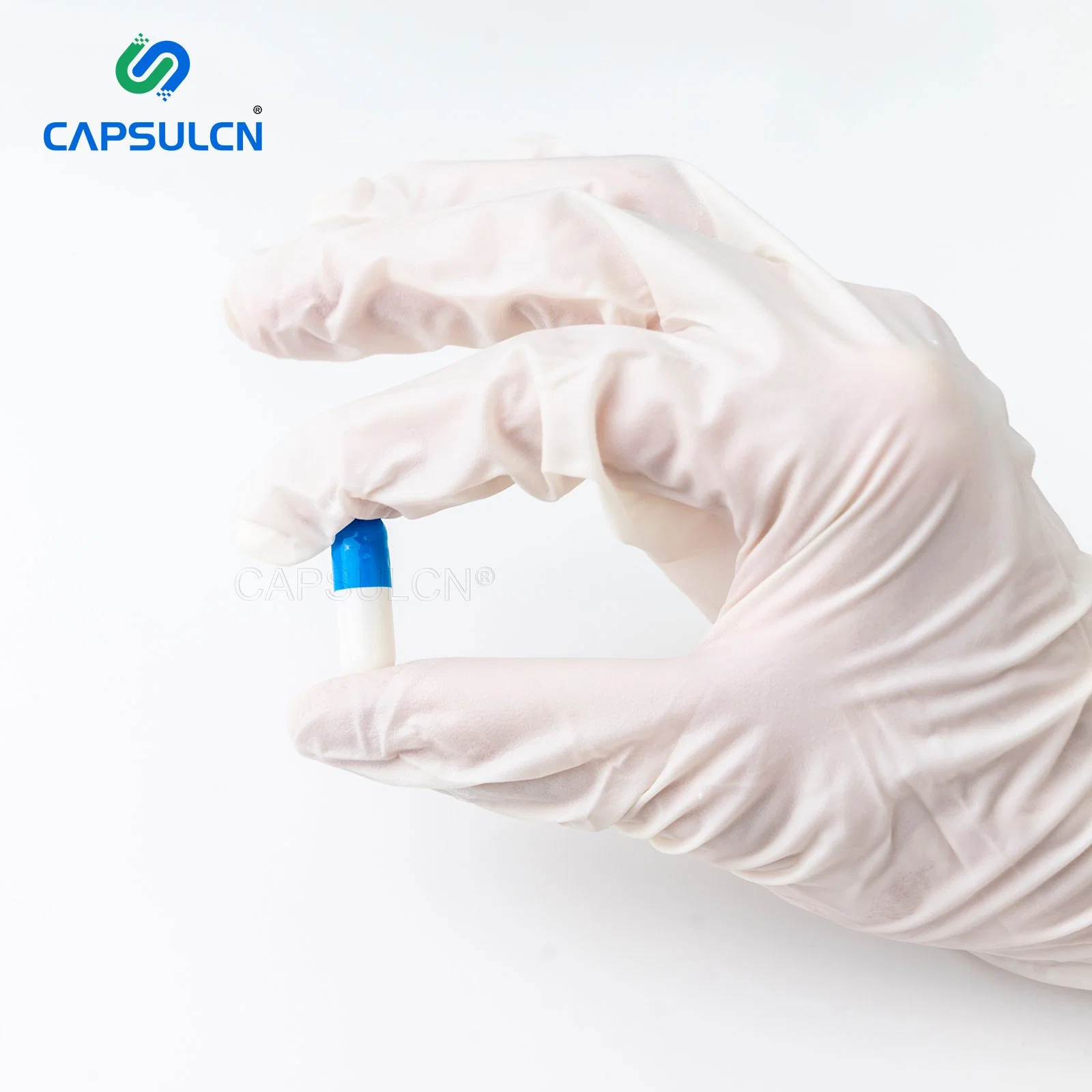 Atacado Embx. Pharmaceutical Capsule Blue White gelatina Capsule vazio duro Cápsulas de gelatina