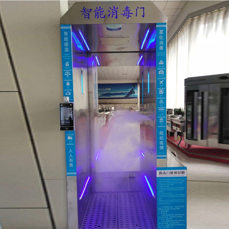 UV Disinfection Tunnel Sterilizer Machine Human Mall Disinfecting Door