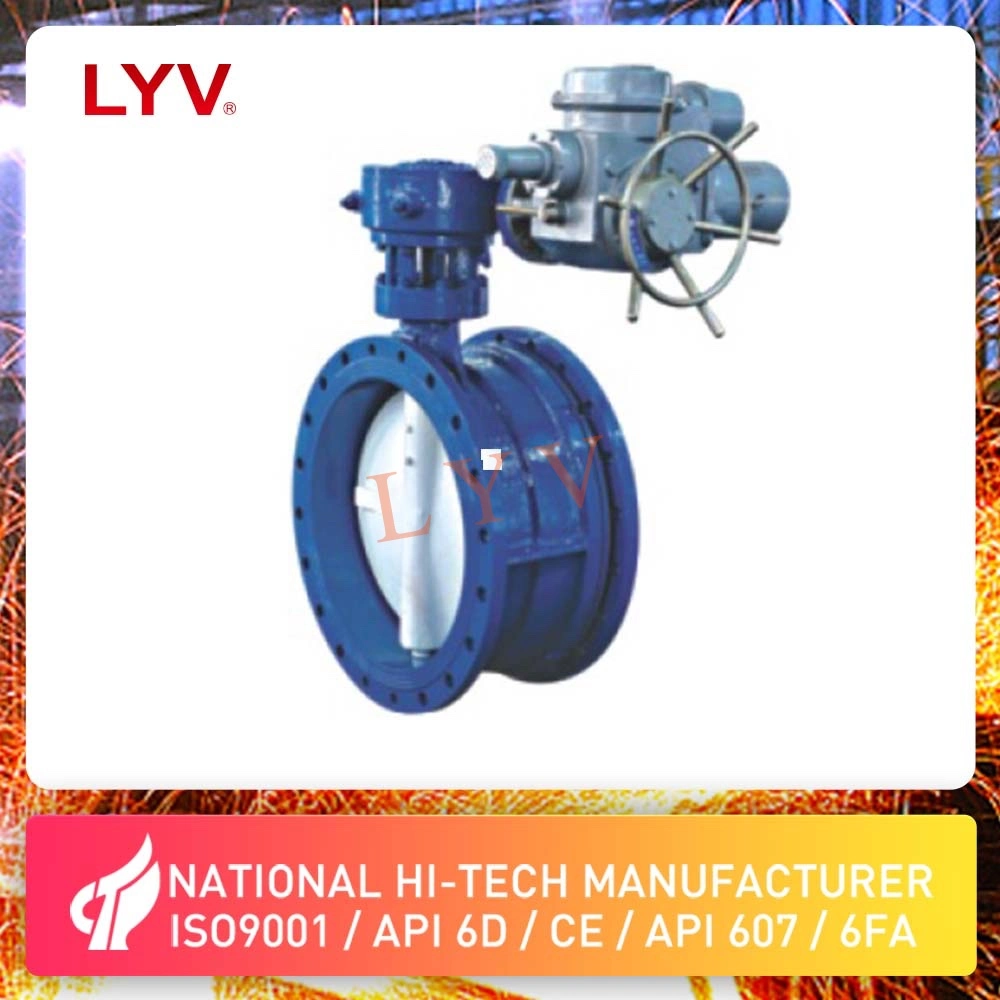 Flanged Ends or Full Lug Wafer High Performance Butterfly Valve with Rotork and Auma Actuator