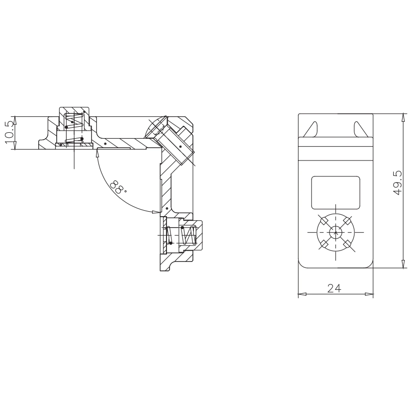 Baumaterial Eckwinkel Fenster Hardware