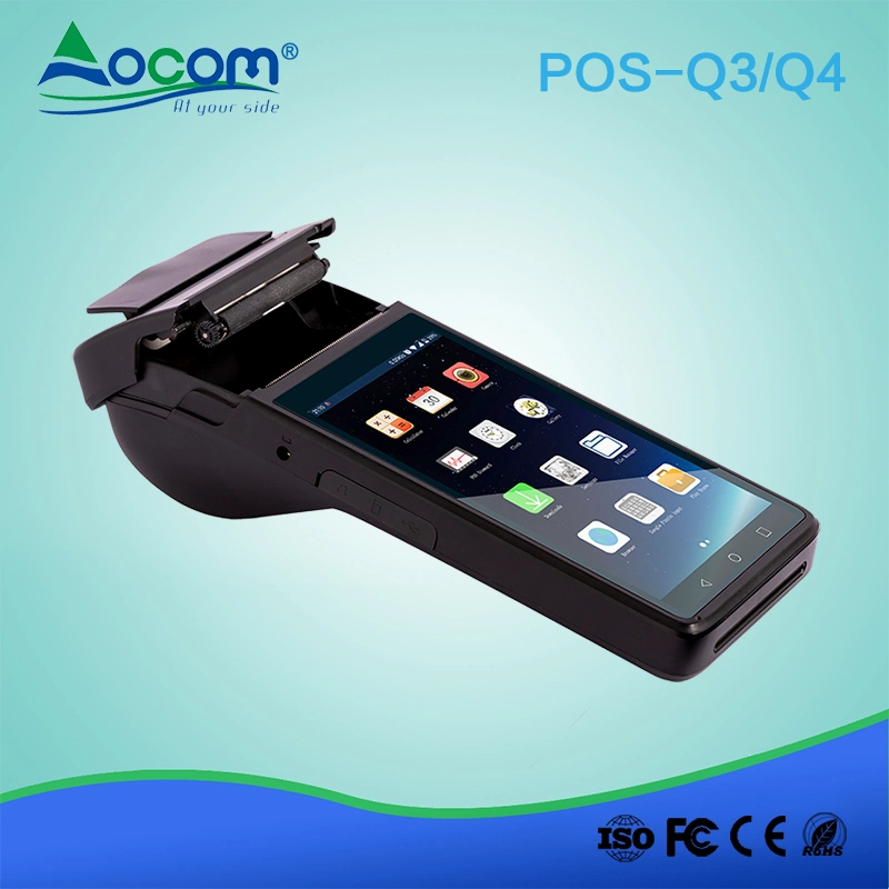 5.5 Inch Portable Android Handheld Touch Screen 3G/4G POS Terminal with Thermal Printer