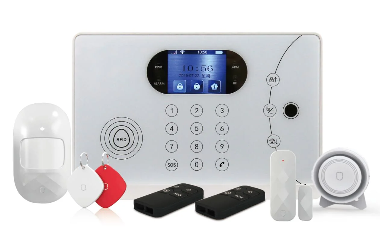 2020 New Product! 868MHz Two-Way Communicate 3G&WiFi Wireless System Home Alarm