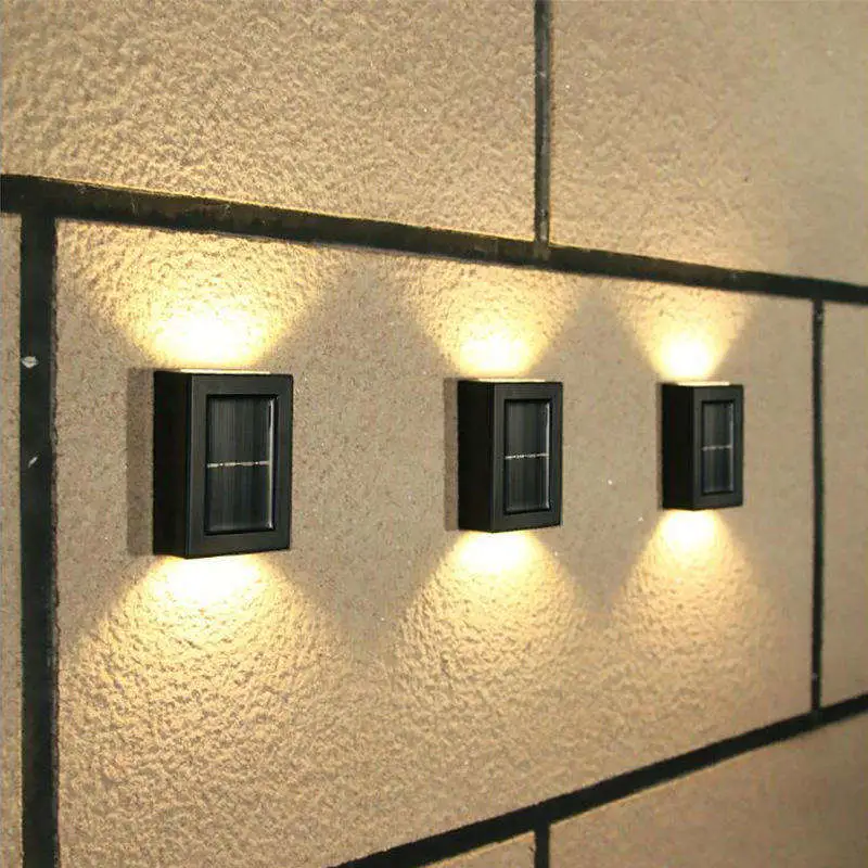 Luz de pared solar de luces de alto y bajo de Morden inalámbricas De iluminación exterior del paisaje del jardín