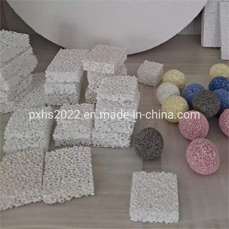 China Products with Alumina Material Foam Ceramic Filters 35-660mm 10-60ppi