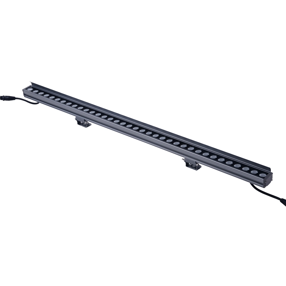 Montado en la superficie exterior de fachada DMX 512 12W lineal LED bañador de pared