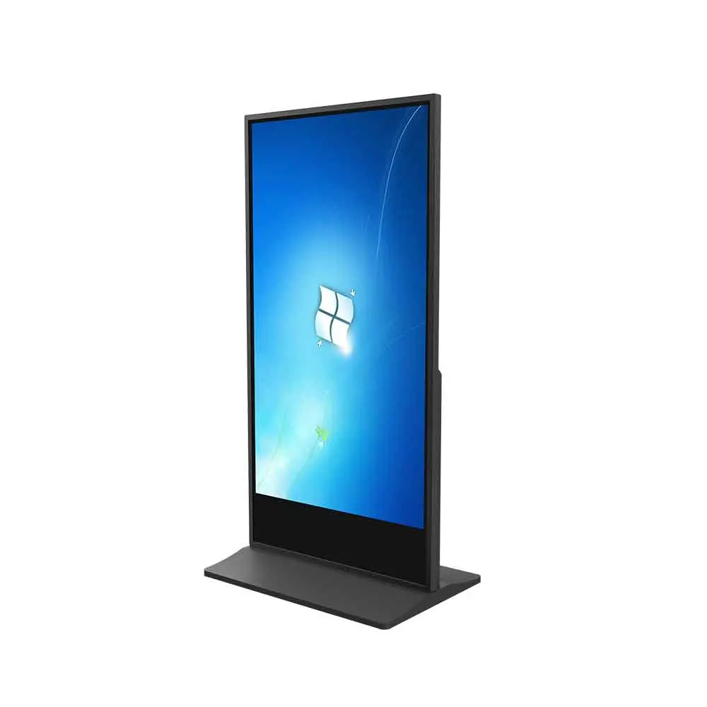 Asianda 75 Inch Floor Stand Digital Signage and Displays Android LCD Advertising Equipment