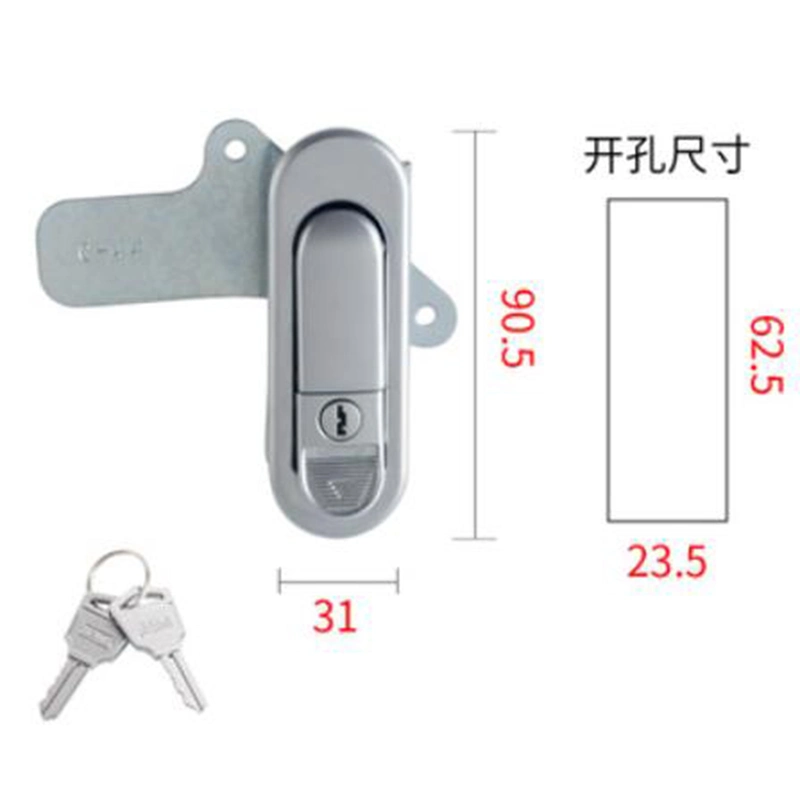 Xk137 Indoor Pop-up Panel Key Cabinet Lock for Glass Door Panel