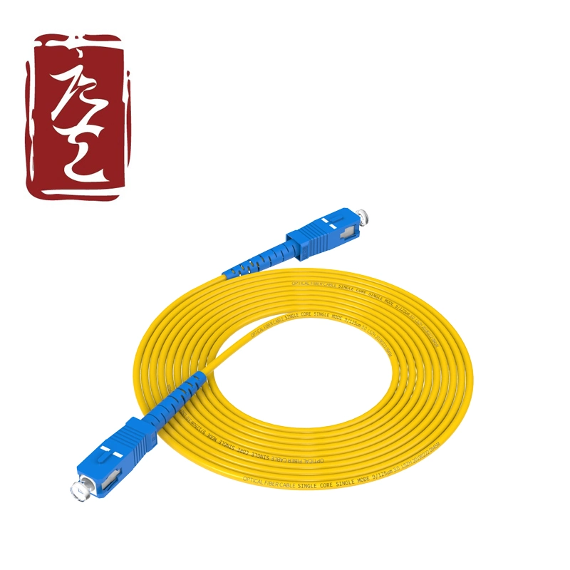 OEM Orange Blue Adapter Optic FTTH Good Exchange Ability Optical Fiber Cable