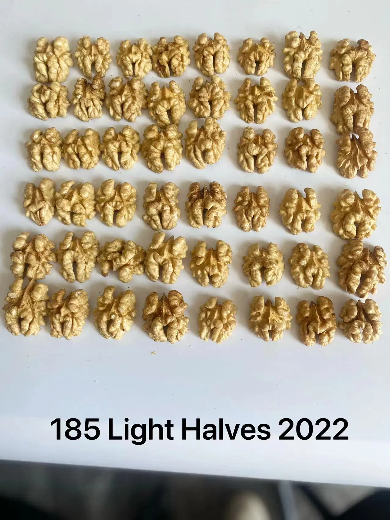 2023 Walnuts Shelled 185 Thin Shell Hand Cracked Walnut Halves