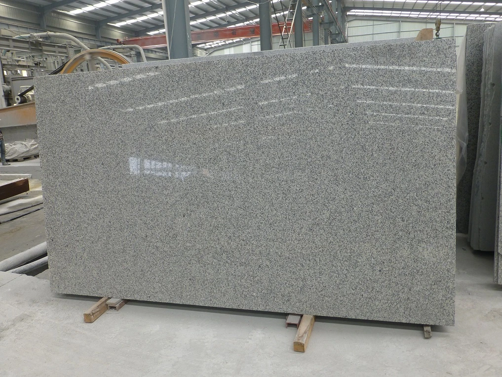 Natural Light Grey Color Granite Solid Surface Countertop for Kitchen and Bathroom