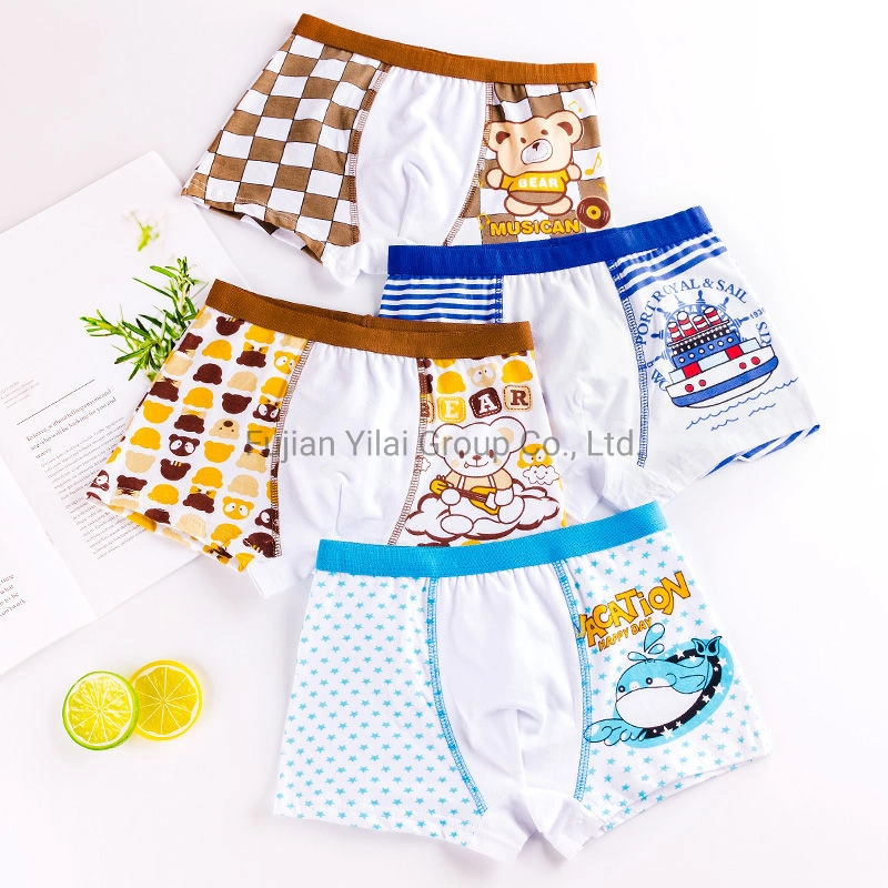 OEM Boys' Breathable Mesh Boxer Brief Kids Sport Underwear Men Underwear