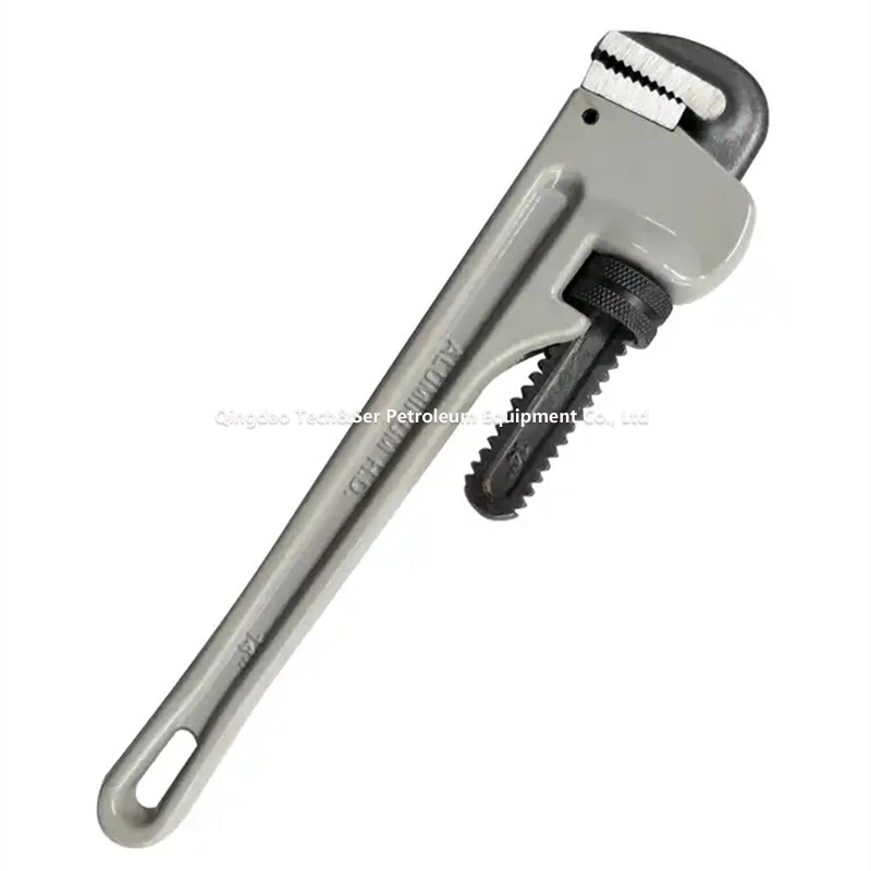 Venta en caliente Heavy Duty ajustable American Mango Spanner aluminio recto Llave de tubo herramienta de corte llave de carraca