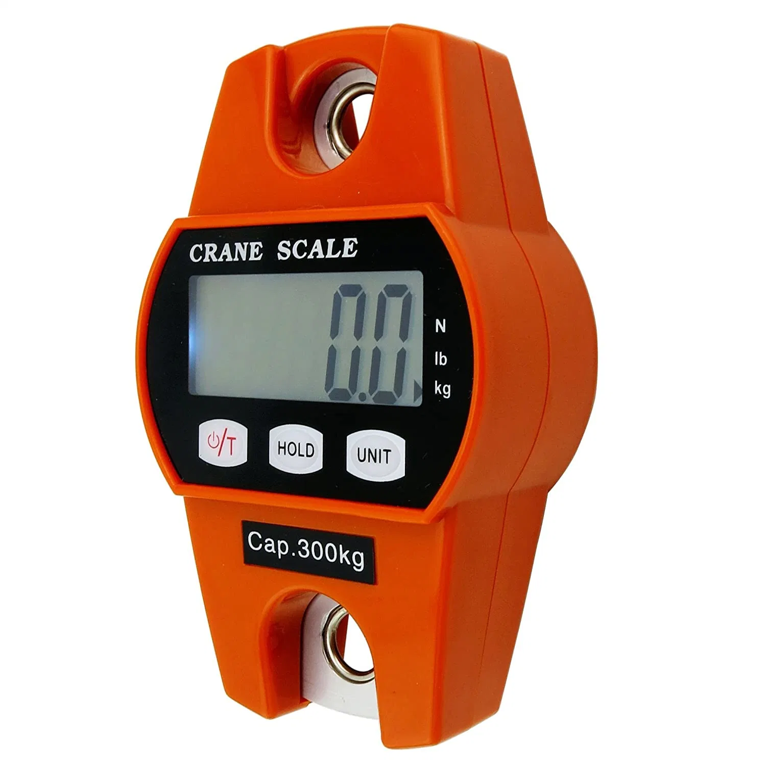 300kg/600lbs Electronic Digital Hanging Scale Mini Crane Scale with Hook for Outdoor