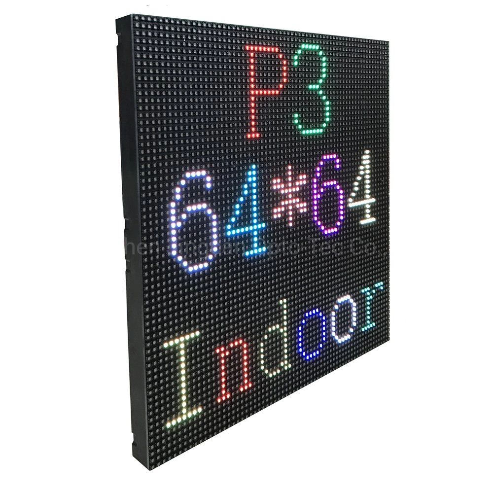 TV LED électronique P3 Indoor pleine couleur écran LED de paroi arrière-plan vidéo