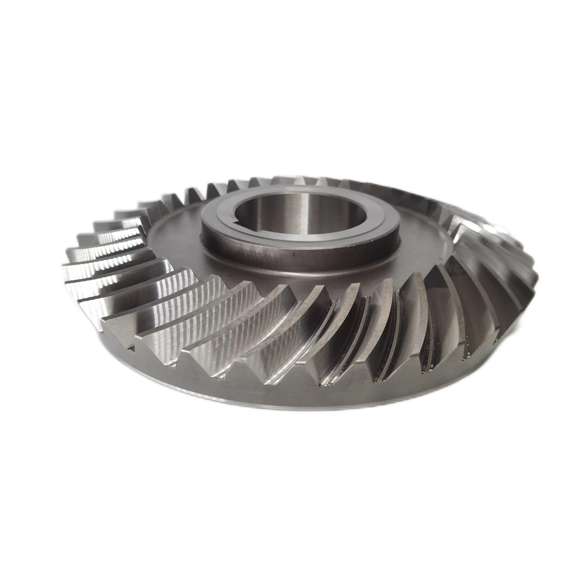 Bevel Gear Module 11 with 35 Teeth of 385mm Diameter and Spiral Right 35 Angle