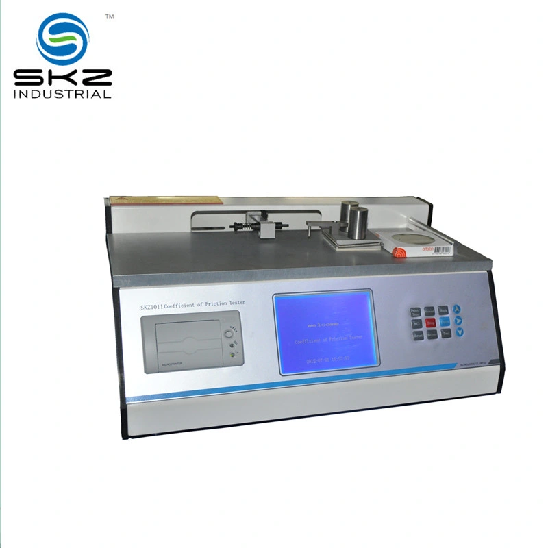 Skz1011 Plastic Film Packaging ISO8295 Astmd1894 Tappit816 Coefficient of Sliding Friction Cof Testing Machine Device