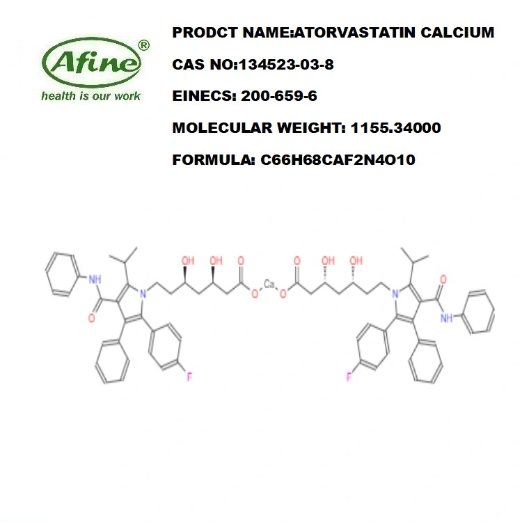 CAS 134523-03-8 Atorvastatin Calcio multa, usted confiable Parnter