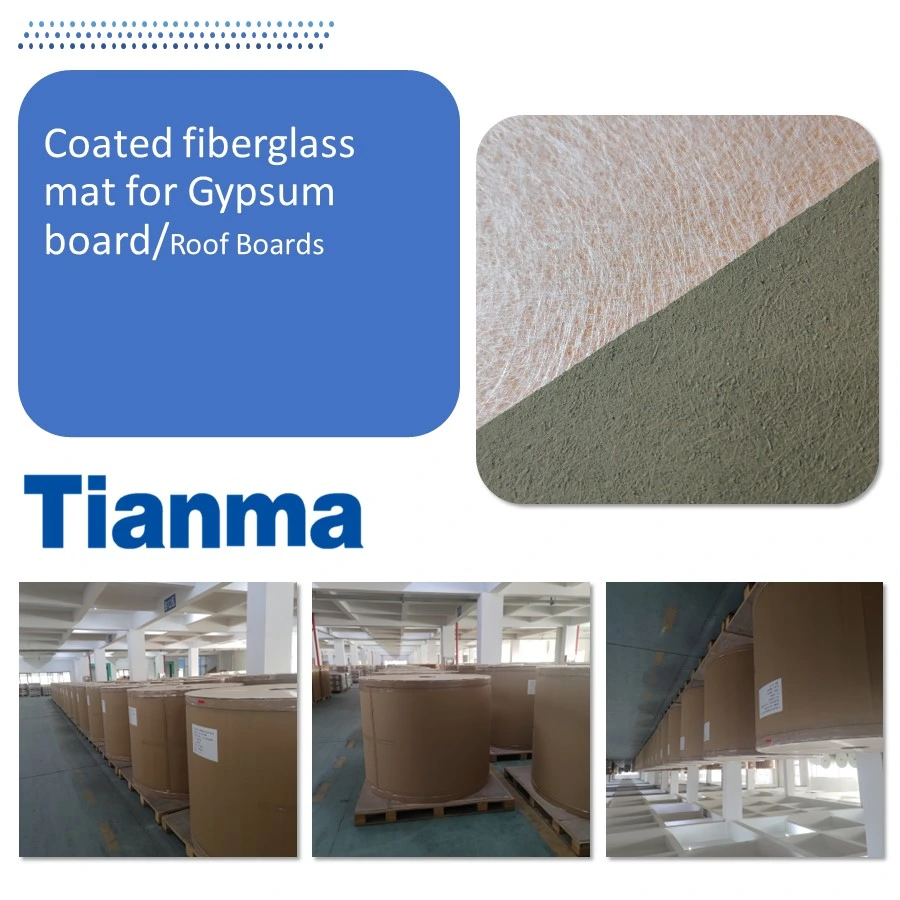 Fiberglass/Glass Fiber Coated Tissue for Gypsum Shaftliner