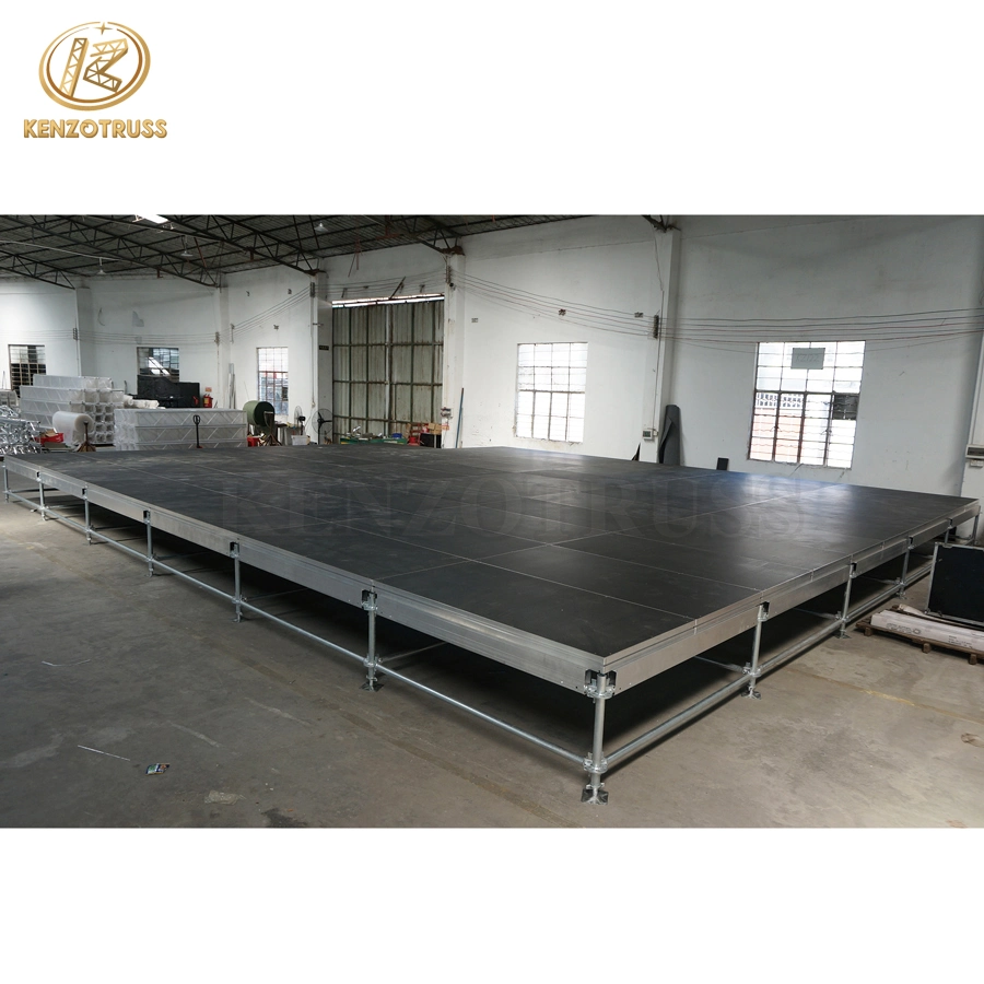 Good Quality Portable Outdoor Mobile Steel Layer Wooden Frame Stage