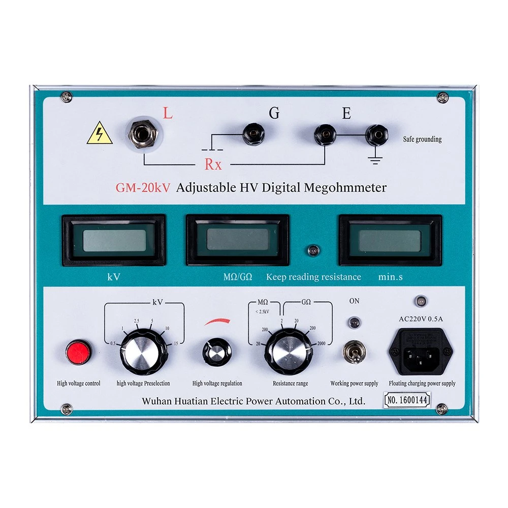 GM-20kv Most Demanded Products 5kv High Accuracy Digital Insulation Resistance Tester