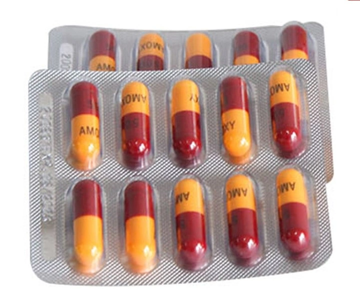 Капсулы амоксициллина, 500 мг, Западная фармацевтика медицины