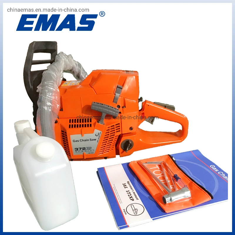 Emas Gasoline H372XP Chain Saw with Normal Bar and Emas Chain