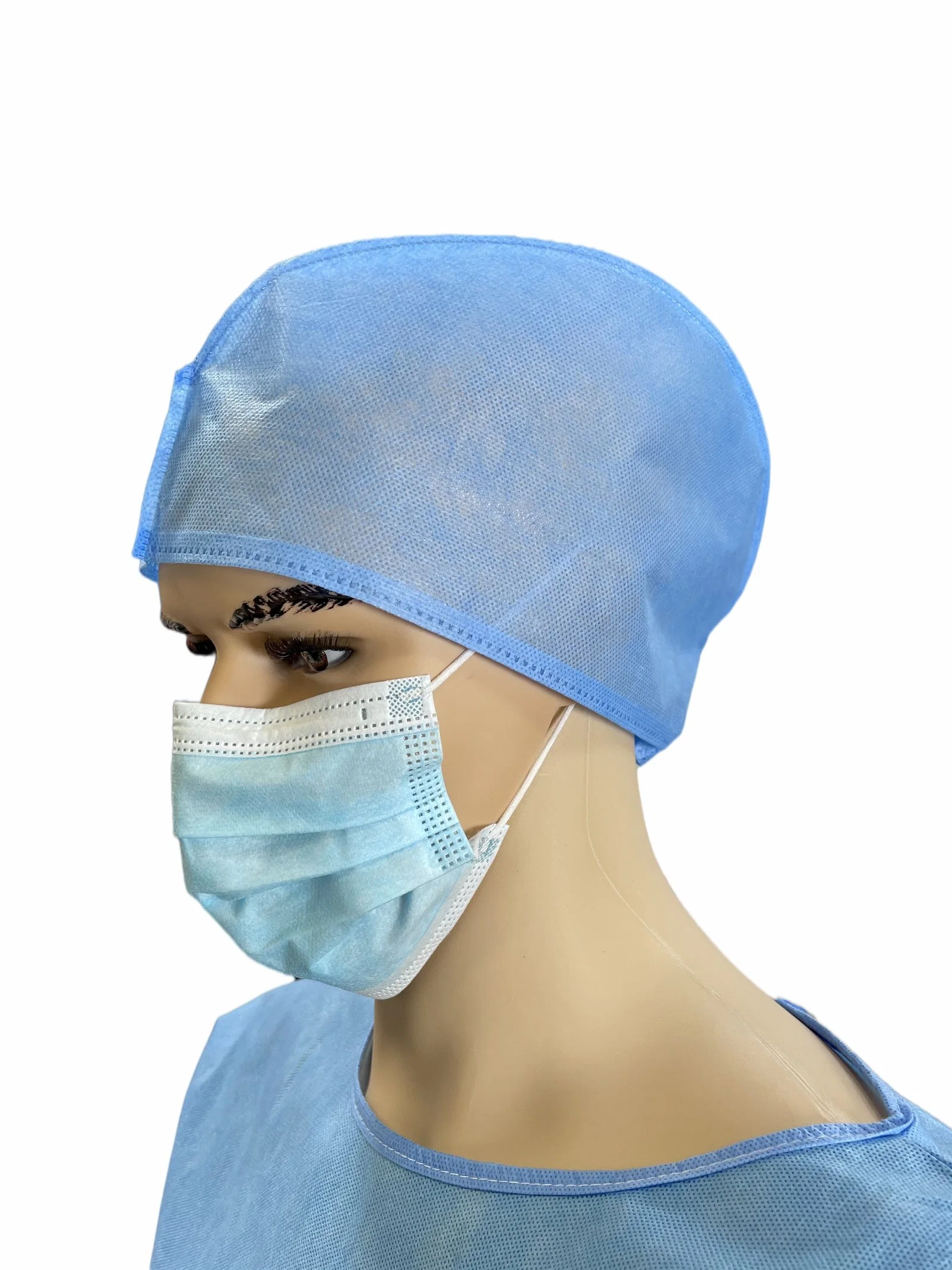 Disposable Non Woven Cap Doctor Nurse Cap Hats with Short Lead Time