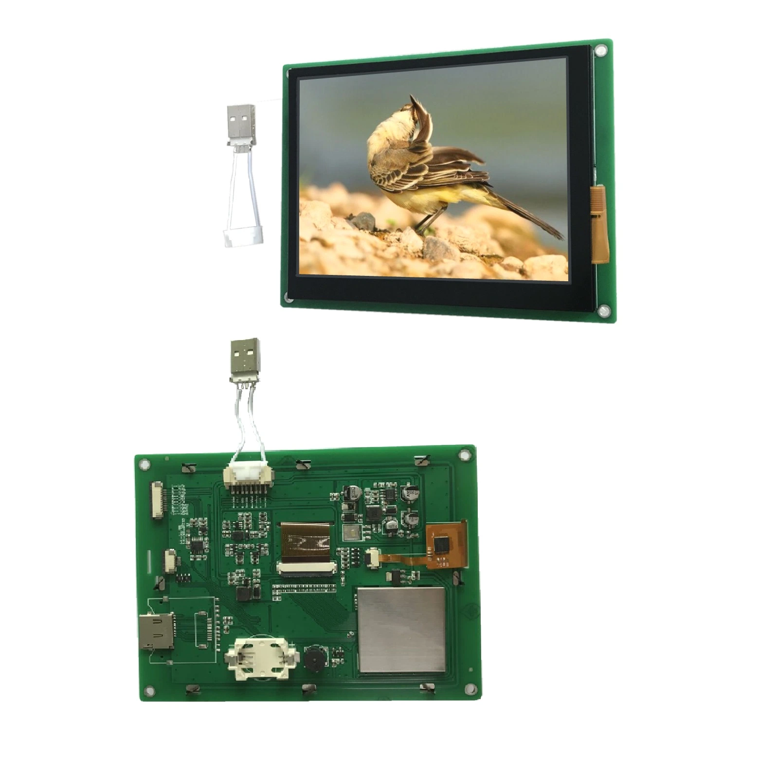 Industrial Screen 5.7 Inch LCD PCBA Module Resolution 640X480 with Capacitive Touch